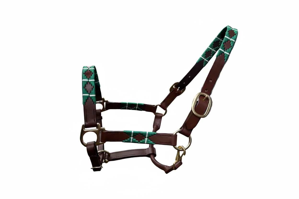 The Pampa - Rowan - Premium Polo-Style Leather Halter